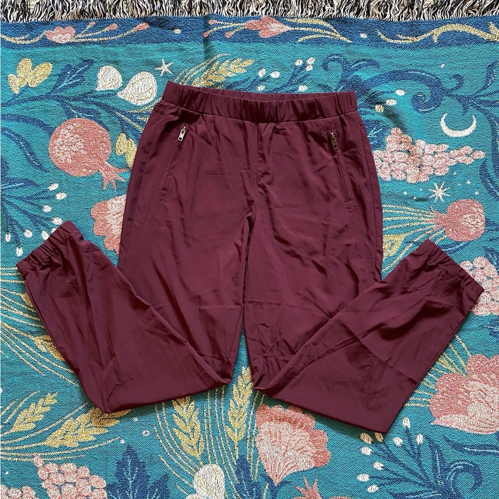 Athletic pants, lovely wine color